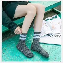 Women Solid Metallic Sport Socks Lurex Ankle Sock with 2 Stripes on Cuff Girls Striped Short Winter Socks 5 pairs/ lot AL147SC