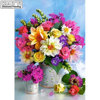 

Diamond Painting Flower Arrangement Large & Small 30x40cm