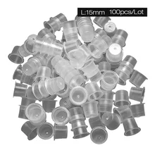 100 шт. Оборудование для татуировки, принадлежности для татуировки, базовый цвет, чашка большого, среднего и маленького цвета, инструмент для татуировки, аксессуары