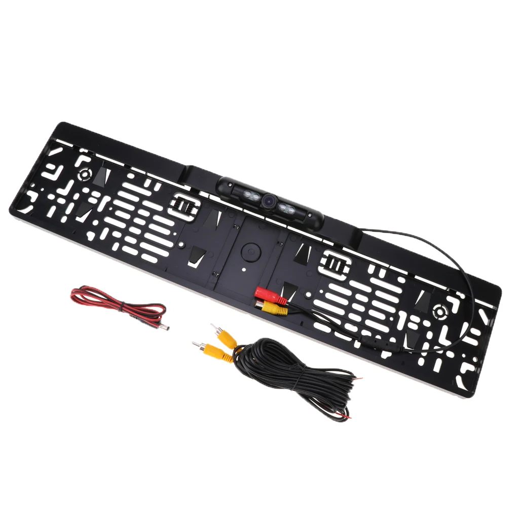 European License Plate Frame Rear View Camera Auto Number Plate Frame for EU License