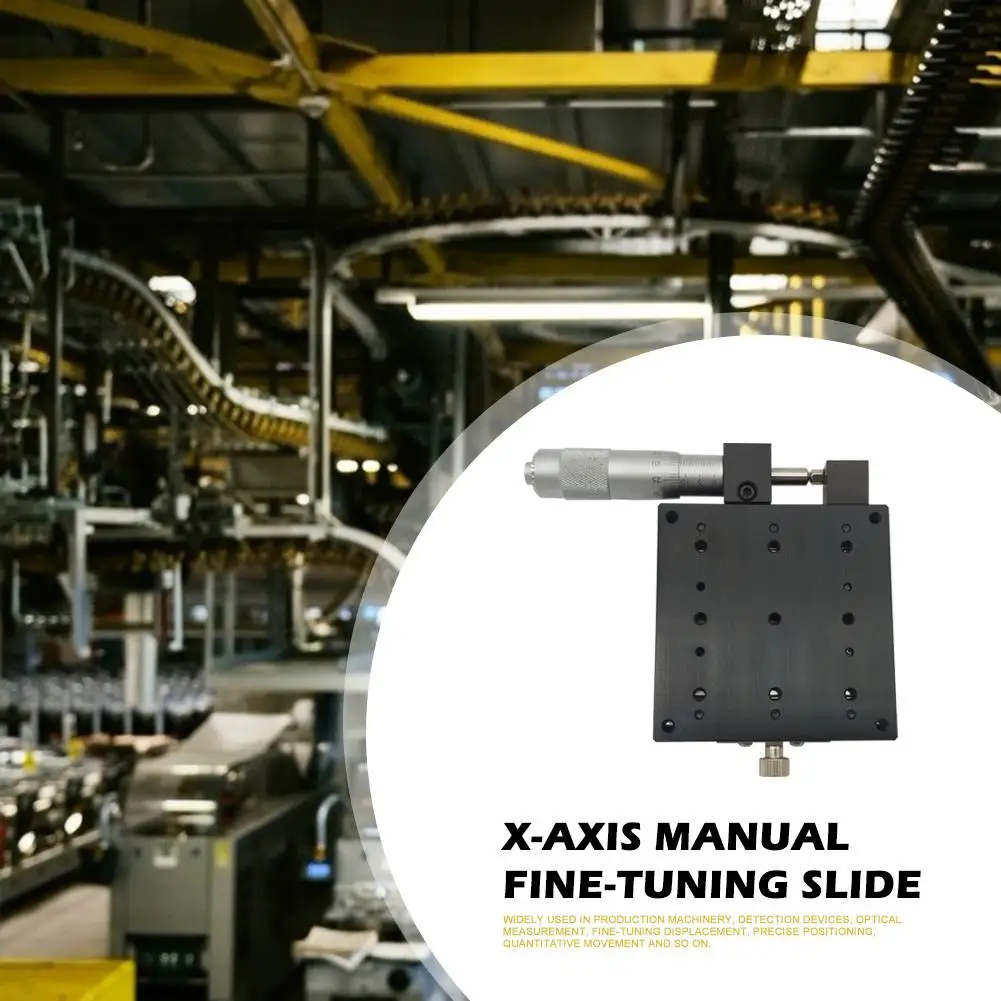 

X Axis Aluminum Alloy Sliding Table Manual Displacement Platform Linear Stage for Optical Experimental Measurement