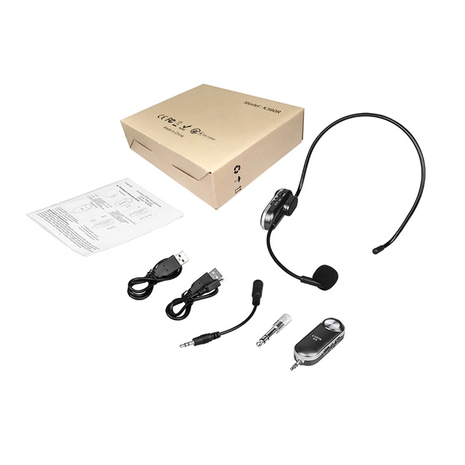 Headphone Wireless Microphone Microphone Headset Microphones FM Over Head BT Noise Cancelling Hands free Wireless Microphone