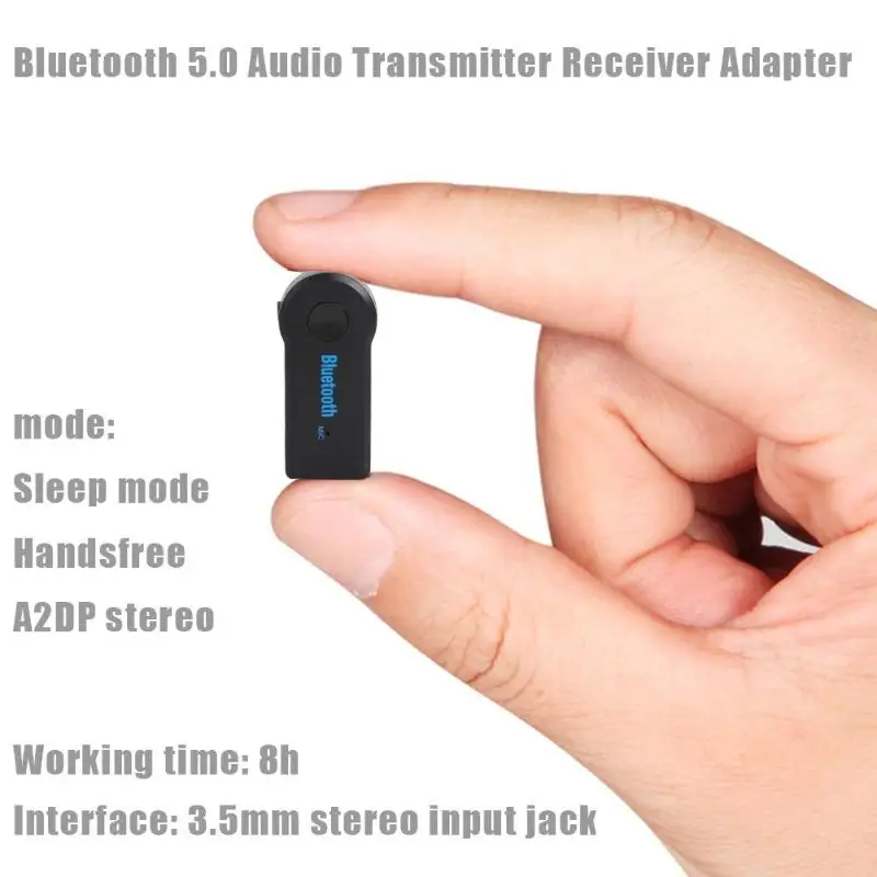 Мини 3,5 мм разъем AUX беспроводной стерео аудио Bluetooth приемник передатчик адаптер Поддержка руки-бесплатный вызов A2DP стерео