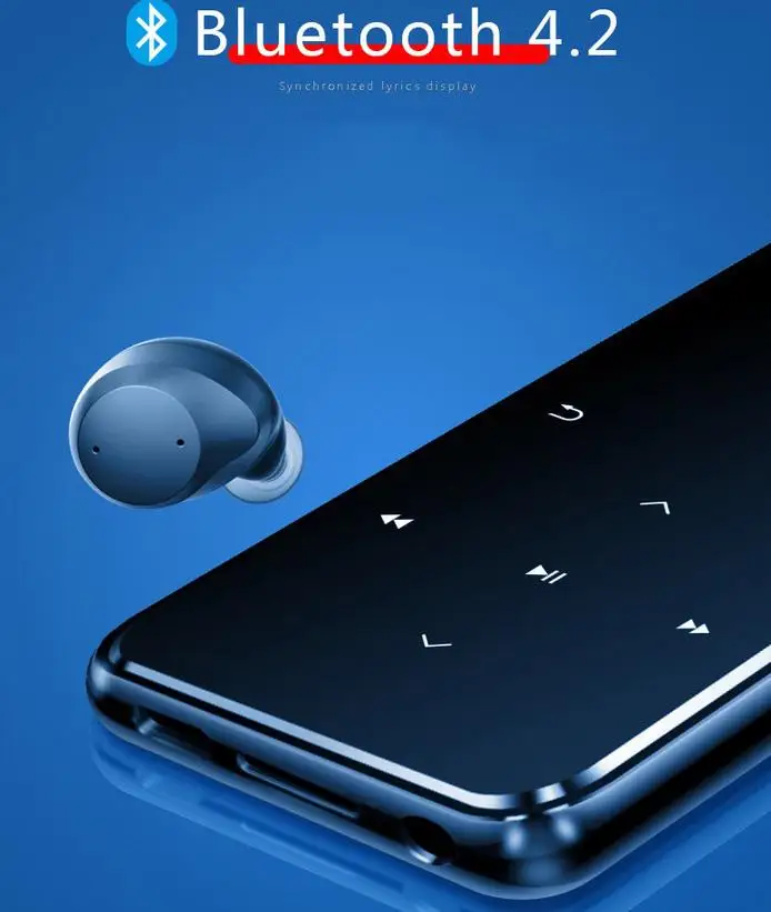 Дюймов C9 конденсатор сенсорный работает без потерь Bluetooth MP3 MP4 плеер