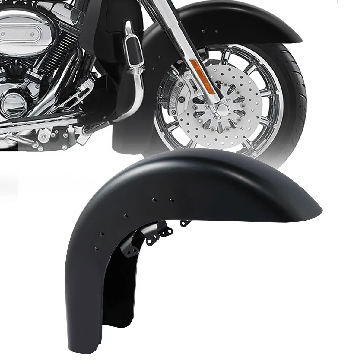 Мотоцикл Неокрашенный переднее крыло для Harley Electra Glide Tri Glide FLHTCU FLHTK FLHTCUTG 14-19 ультра ограниченный низкий FLHTKL 15-19