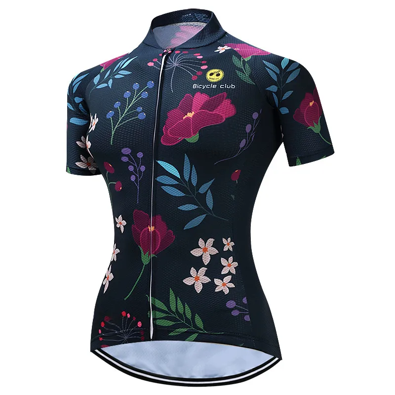 Weimostar 2021 Women Cycling Jersey Shirt Summer Bicycle Cycling Clothing Maillot Ciclismo Short Sleeve MTB Bike Jersey Tops