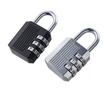 

Mini Anti-theft Lock Zinc Alloy Security 3 Combination Multifunction Travel Code Lock Travel Suitcase Luggage Wardrobe Padlock