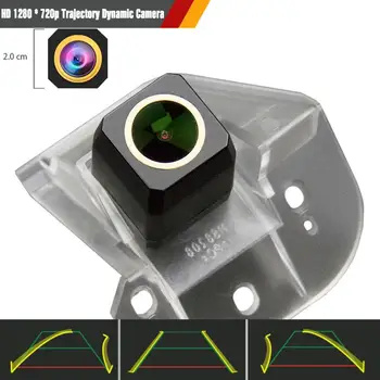 

HD 1280x720p Golden 3rd Night Vision Camera Rear View Backup Camera Trajectory Dynamic Parking Line for Honda ELYSION 2013-2015