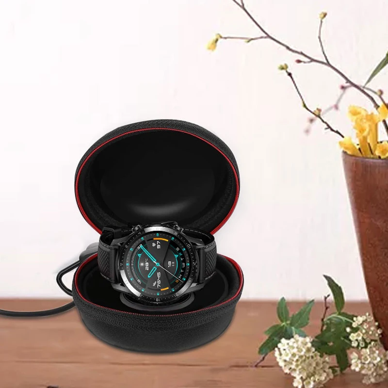 Для huawei GT Watch GT2 Портативная сумка для хранения, держатель для зарядки, чехол для док-станции, жесткий защитный чехол для путешествий, чехол на молнии