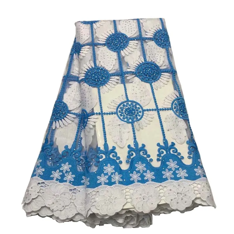 MICLE Высокое качество африканская кружевная ткань чистый белый французский чистая Вышивка Тюль кружевная ткань для нигерийского свадебного платья