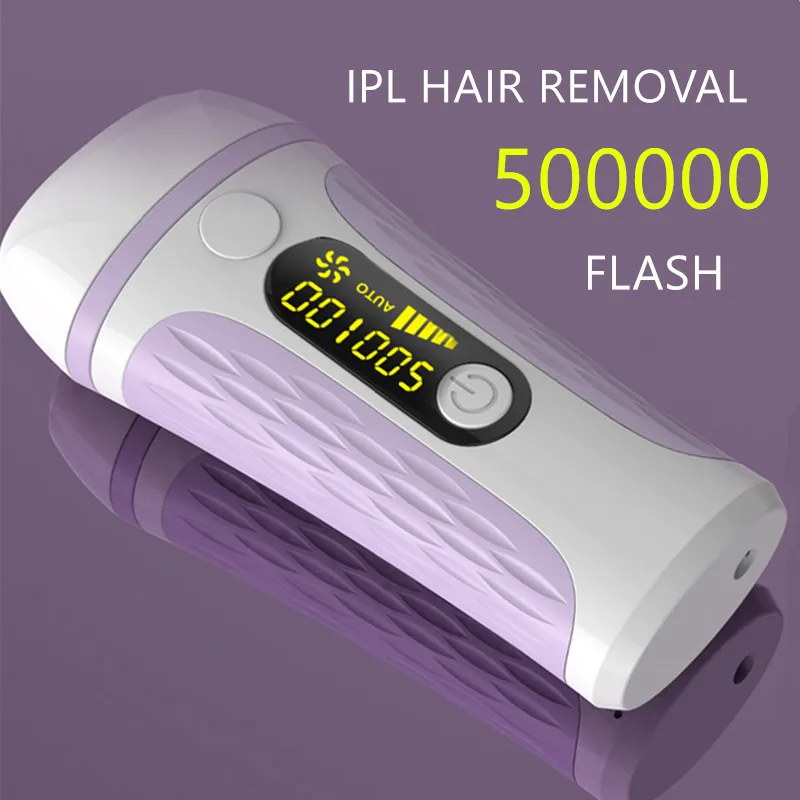 Профессиональный Перманентный IPL лазерный эпилятор с ЖК дисплеем 500000 вспышек для