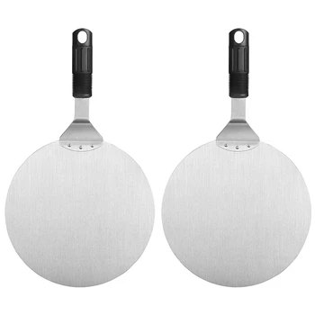 

Paddle Round Cake Shovel Baking Tools Deal for Baking on Pizza Stone Oven & Grill 2Pcs