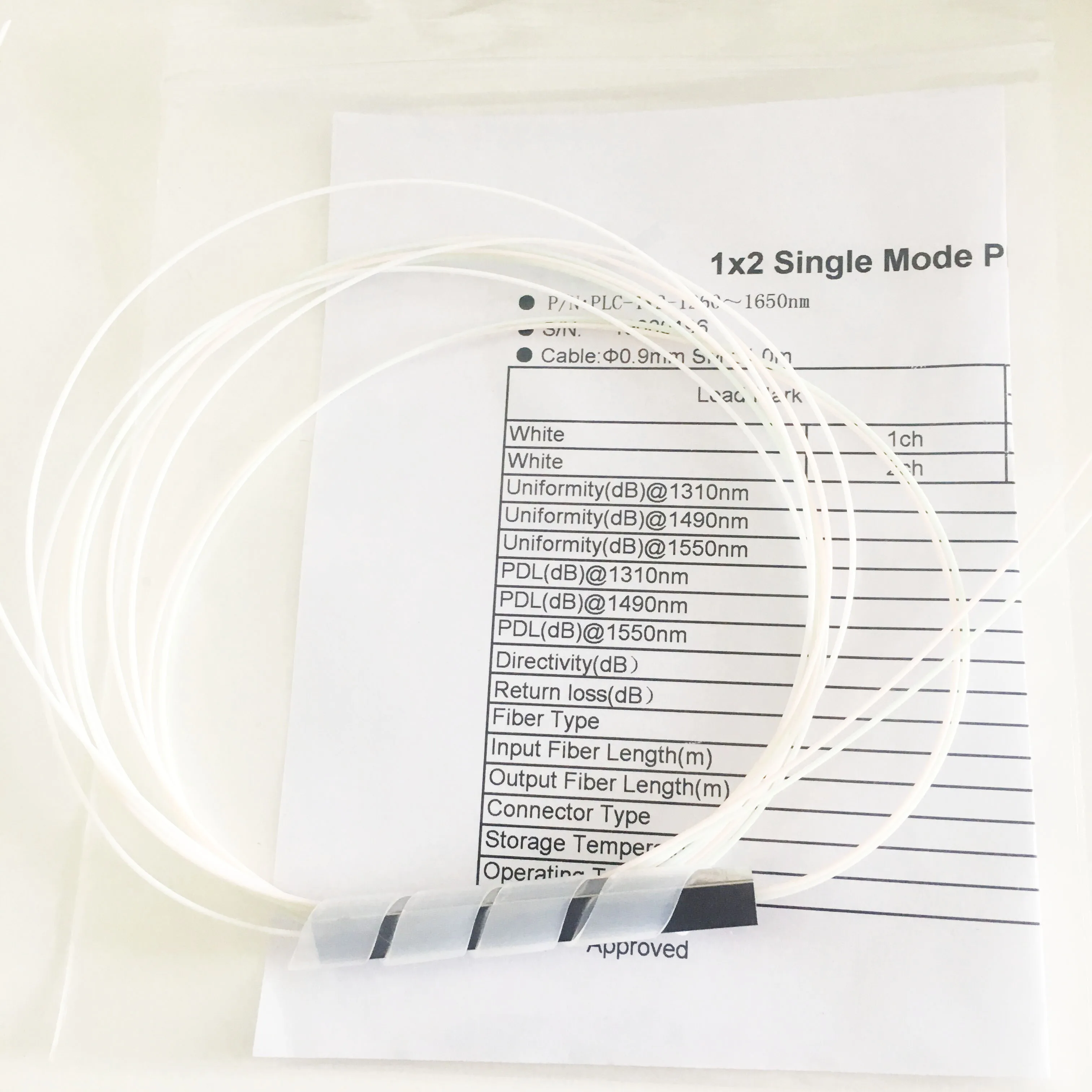 Ftth-аксессуары соединители Plc-Splitter SM в линии мини без 100 шт 1x2-порт