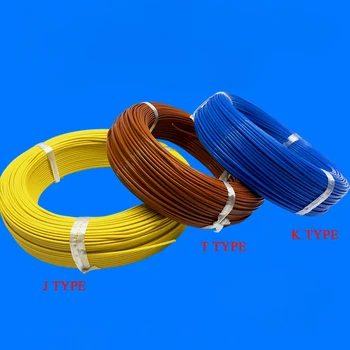

100 Meters, K/J/T Type PTFE Thermocouple Temperature Measurement Wire