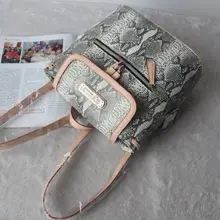 Стиль внешней торговли Женская сумка Змеиный рюкзак для путешествий школьный мешок Yiwu рюкзак производители стиль рюкзак