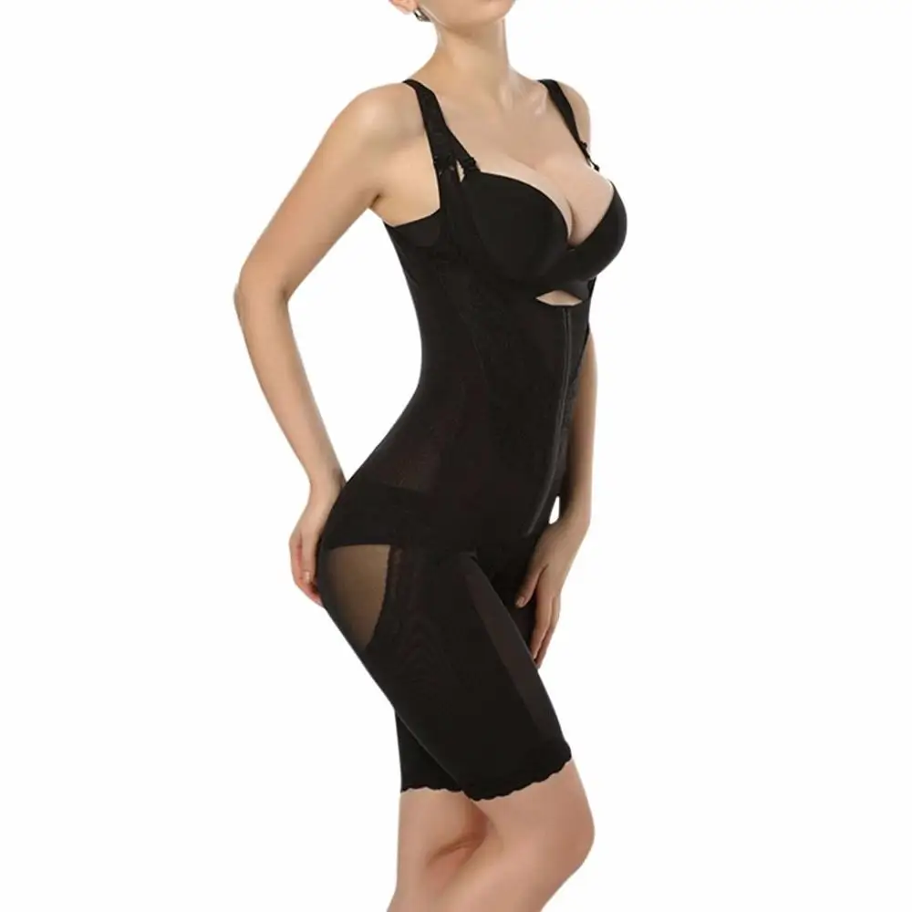 Черный Vberry Slimming Underwear Shapewear Bodysuit Women Corsets Shapers Modeling Strap Body Shaper Slim Waist Women Shapers bodysuit - Цвет: Черный