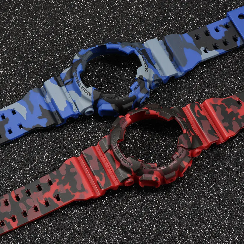 Высококачественный водонепроницаемый силиконовый ремешок для часов Casio GSHOCK GA110 GA100 GD120 резиновый ремешок