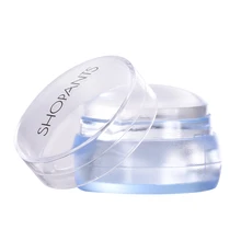 Jeu de tampons d'art d'ongle de gelée d'échecs ensemble de Kits d'ongles d'estampillage d'estampillage d'ongle rose bleu clair de Silicone(China)