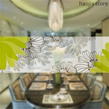 Новая Водонепроницаемая линия талии кухня анти-наклейки против столкновения мини оконная стеклянная пленка ПВХ линия талии виниловая самоклеющаяся бумага