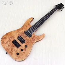 Хорошее качество дерево burl Топ 7 Струнная электрогитара