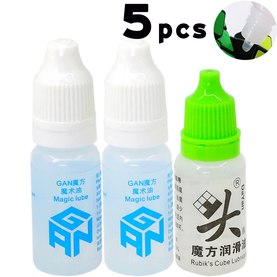 Magic Speed Cube Lube For MoYu QiYi Gan Cubes dayan  lube 10ml 10 ml grease oil silicone lubricants speed cube lubricating oil