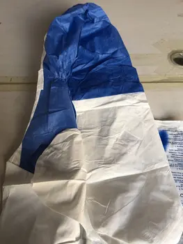 

1PC Isolator heat-seal protective clothing XXL white blue