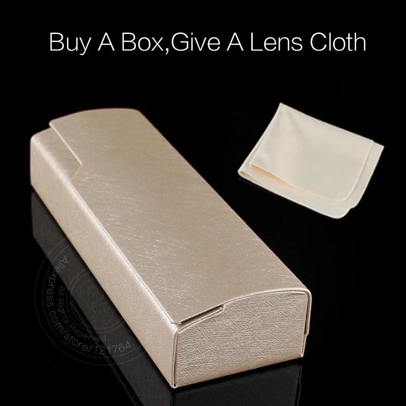 Коробка для оптических очков Чехол для очков жесткий безопасный Чехол для очков близорукость железный лист очки для чтения квадратные коробки магнит коробка ручной работы