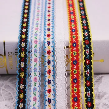 

1Yards/Lot Lace Trim Embroidered Lace Ribbon Clothing Accessories Latest Lace Fabric Sewing Embroidered Lace Applique Material