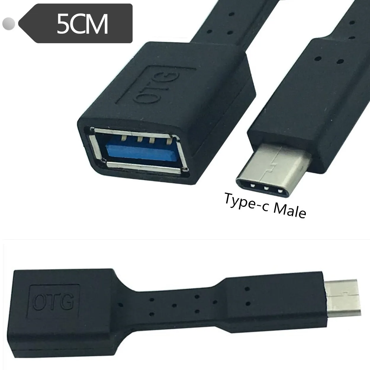Портативный 7 см USB 3 1 Micro B к 0 тип A штекер-гнездо OTG Кабель-адаптер для передачи