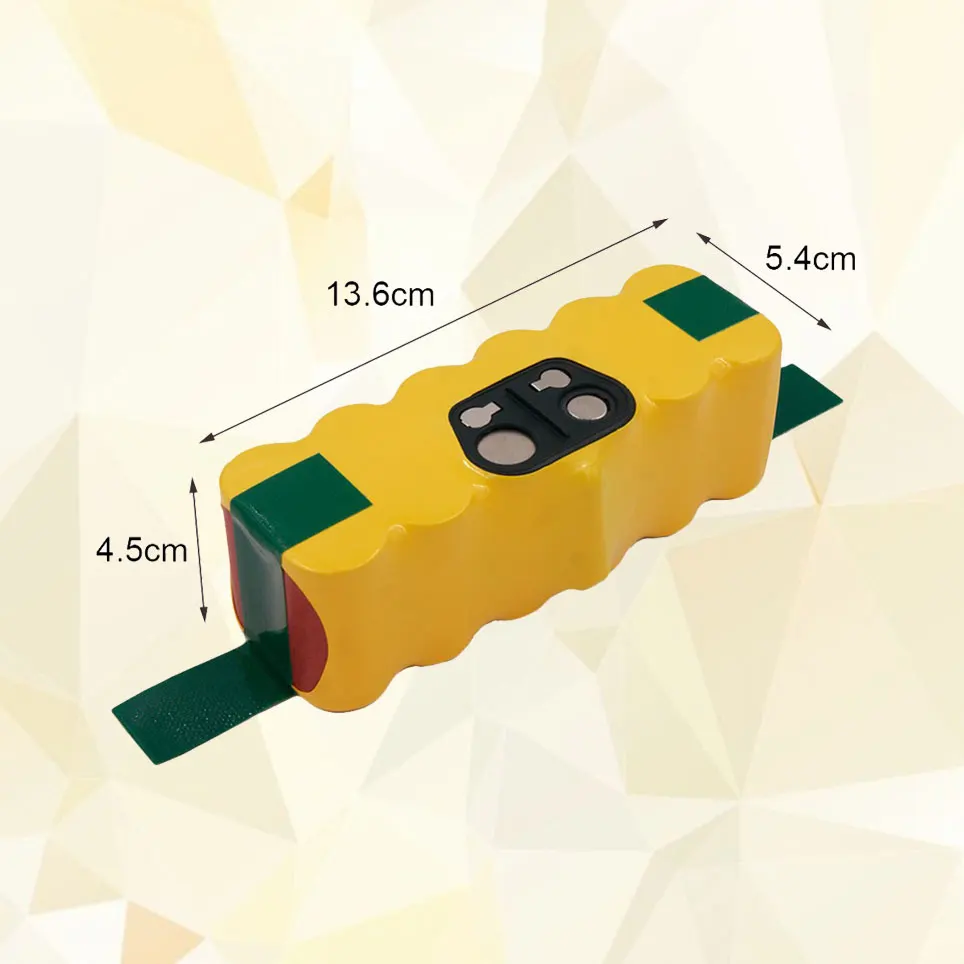 Vacuum cleaner rechargeable battery 14.4V 4500mAh Ni-MH for iRobot Roomba 500 520 555 560 600 780 700 770 800 880 | Электроника