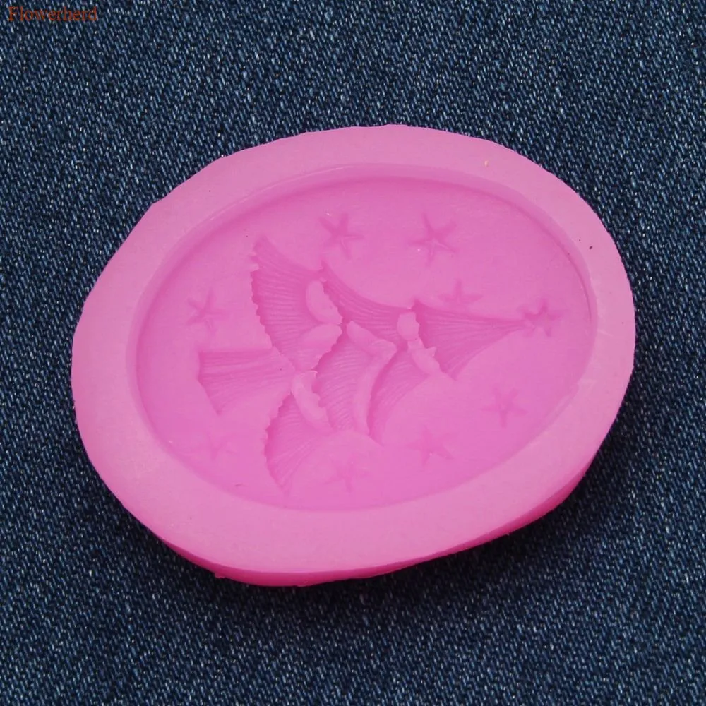 

3D Christmas Tree Shape Soap Silicone Mold DIY Chocolate Biscuit Mold Cake Decorating Tools Handmade Silica Gel Soap Form