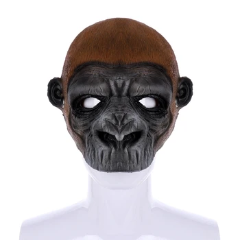 

Orangutan Halloween Mask Carnival Party PU Foam Funny Gorilla Monkey Mask Halloween Props Cosplay Costume Animal Mask