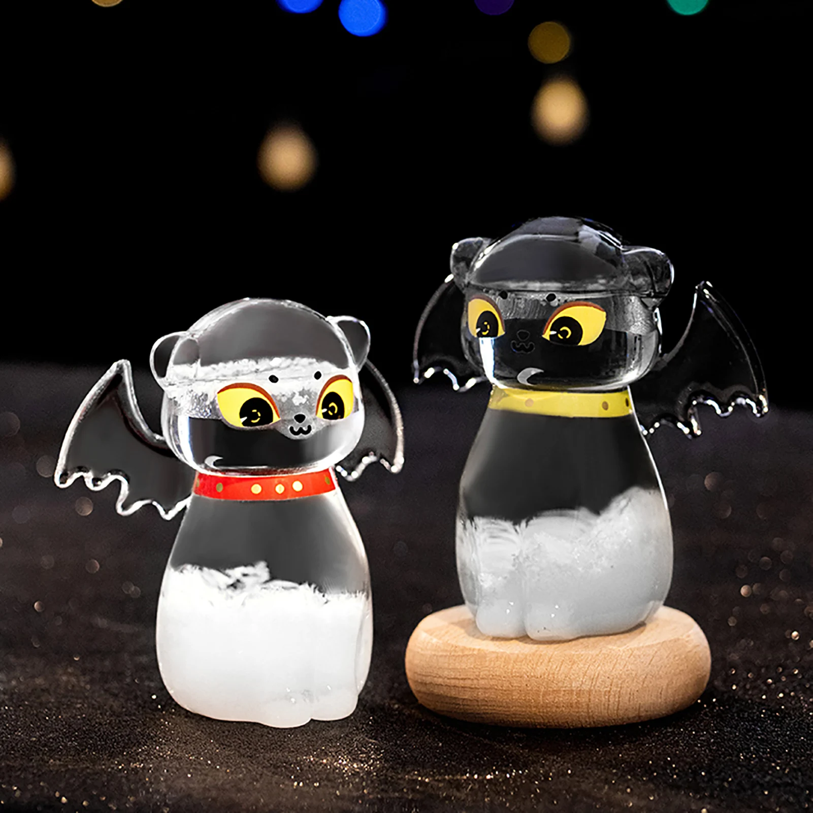Cute Demons Cat Storm Glass Barometer Bottles Weather Predicting Creative Storm Glass Weather Forecaster Predictor Bottle