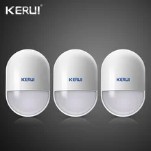 3 шт. KERUI P829 беспроводной датчик движения Pir детектор движения низкая батарея напоминание для домашняя система охранной сигнализации анти-вскрытия