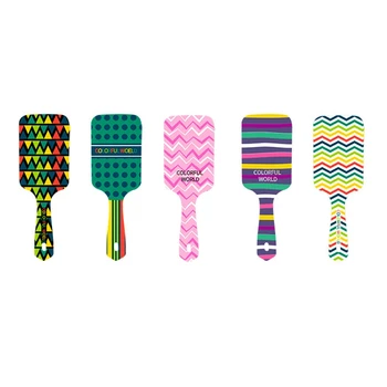

Bohemian Style Hair Brushes Hair Styling Tools Portable Soft Anti-Static Wide Tooth Comb Shower Massage Combs