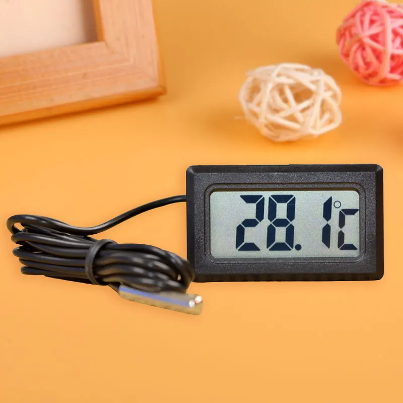 Цифровой измеритель термометр цифровой для холодильников Встроенный ЖК дисплей|
