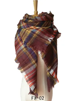 

all-match four seasons large size square scarf shawl solid color scarf red