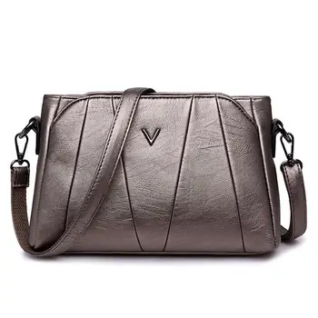 

Designer Lady Messenger Bag 2020 New Fashion Chain Lady Leather Handbag Lady Small Handbag Multi-layer Small Messenger Bag