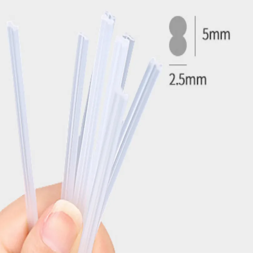 white wide 5mm thick 2.5mm PE plastic welding rod for truck car oil tank shell water pipe Chemical barrels Natural gas pipe