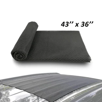 

1Pcs Black Car Roof Cargo Carrier Protective Mat Anti-Slip Protective Roof Cargo Mat For Garage Car Bike Luggage Suitcase