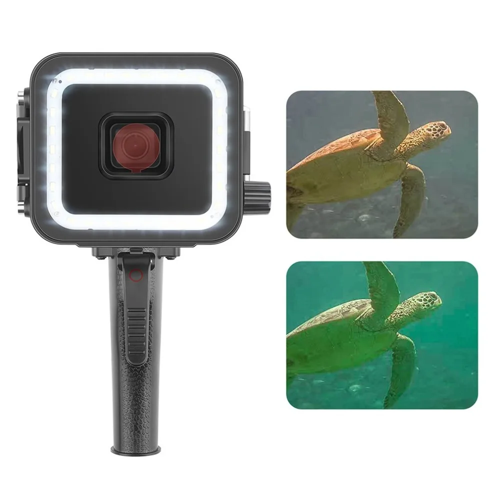 Gopro Accessories Diving Fill Light Underwater Lighting Photography With Flash For Hero 5 /6 /7 black