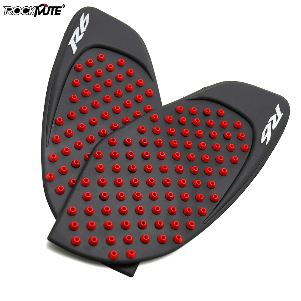 

For YAMAHA YZF-R6 YZF R6 2008-2016 Tank Traction Pad Anti Slip Sticker Motorcycle Side Decal Gas Knee Grip Protector
