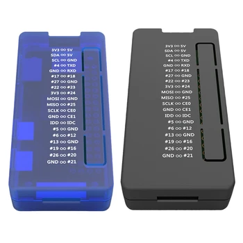 

2 Pcs Abs Protective Case for Raspberry Pi Zero/W/Wh (Blue & Black)