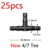 Garden Hose Connectors Barbed Tee Elbow Cross End Plug Coupling WDrip Irrigation System Atering Fitting For 3/5 4/7mm Hsse 6