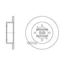 Диск Тормозной Sangsin brake арт. SD1064