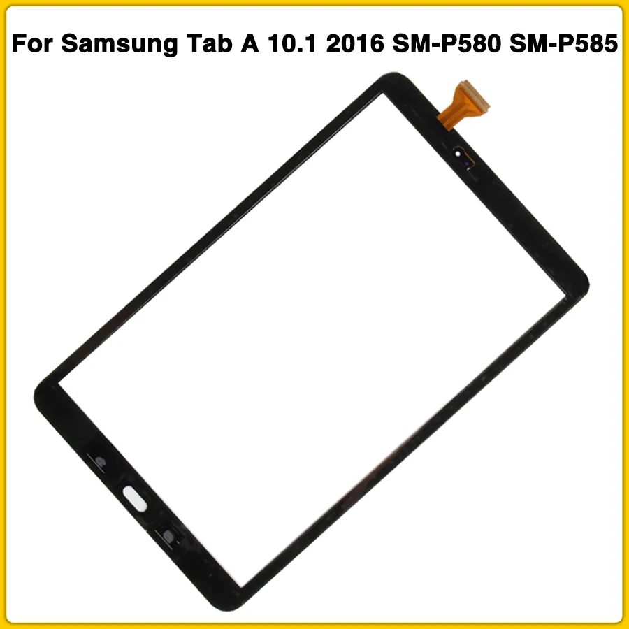 P580 сенсорный экран для samsung Tab A 10,1 SM-P580 SM-P585 P580 сенсорный экран панель дигитайзер сенсор переднее стекло