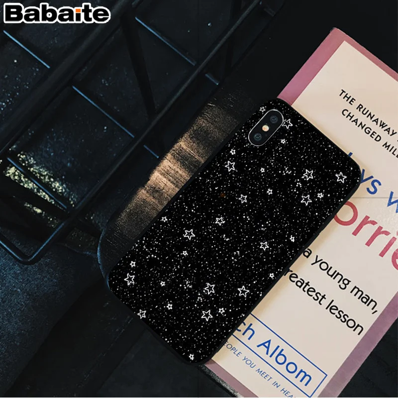 Black White Moon Stars Space Astronaut