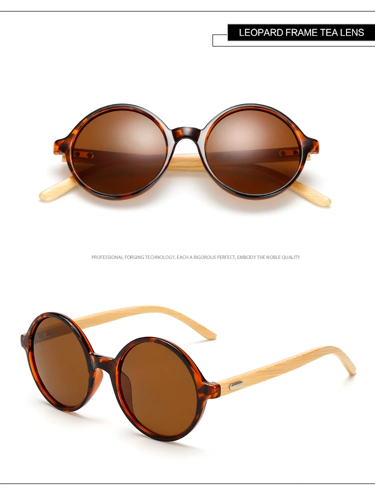 black sunglasses women New Arrival Wood Sunglasses Women ROUND Sun Glasses Bamboo Sunglasses for Women Men Mirror Eyewear Retro De Sol Masculino oversized square sunglasses