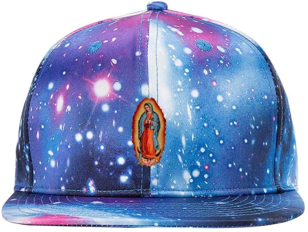 Рождения Девы Марии Бейсбол звездное небо кепки унисекс папа Регулируемая галактика шляпа синий