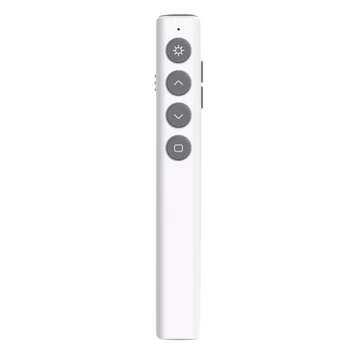 

HXSJ 2.4GHz Wireless Presenter 50M No Directional Restrictions Remote Control Pointer Flip Pen for PPT Powerpoint Presentation F